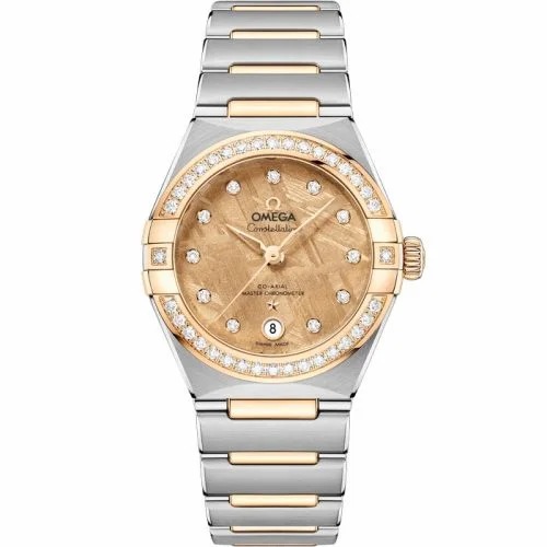 Omega Constellation Manhattan 29 Co-Axial Master Chronometer Stainless Steel - Yellow Gold - Diamond / Moonshine Meteorite 131.25.29.20.99.002 (13125292099002)